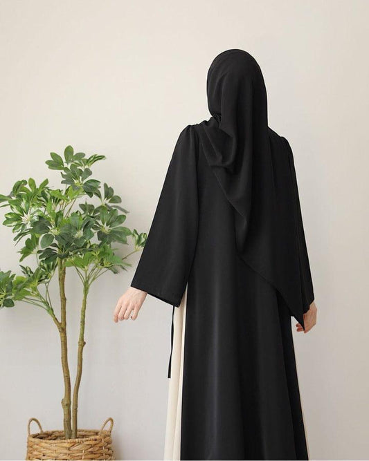 Black Abaya With Stoller
