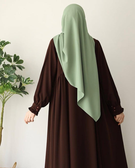 Chocolate Abaya With Stoller