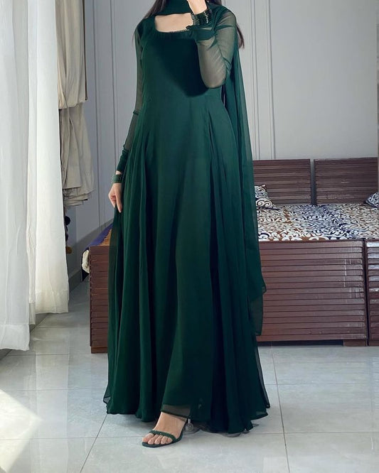 Chiffon Long Frock