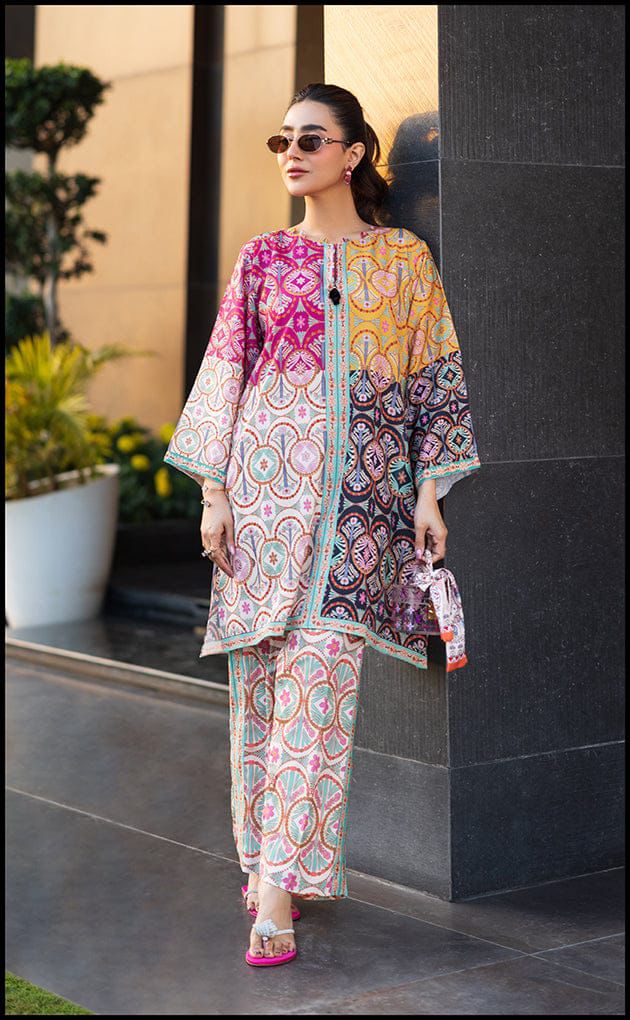 2 Piece Festive Printed Set
