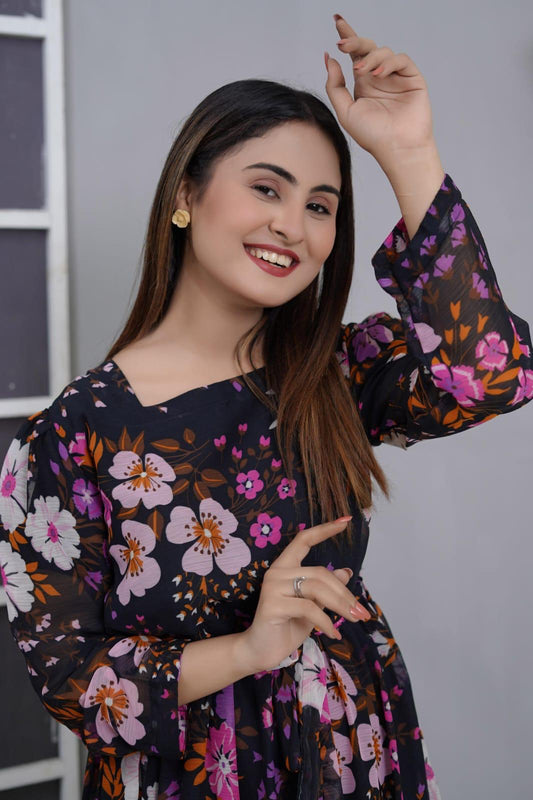 Floral Noor Frock